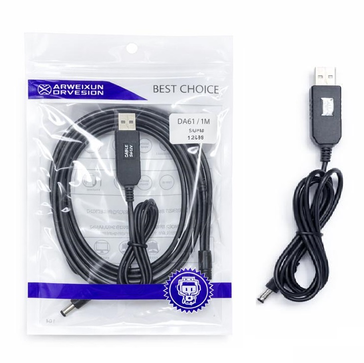 CABLE USB 5V-12V 