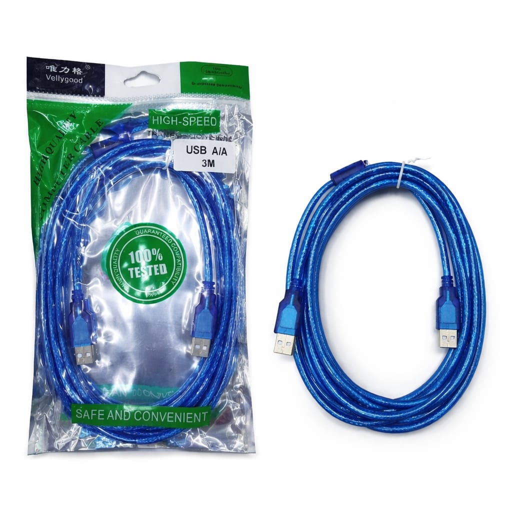 Cable USB a USB 3m Blindado