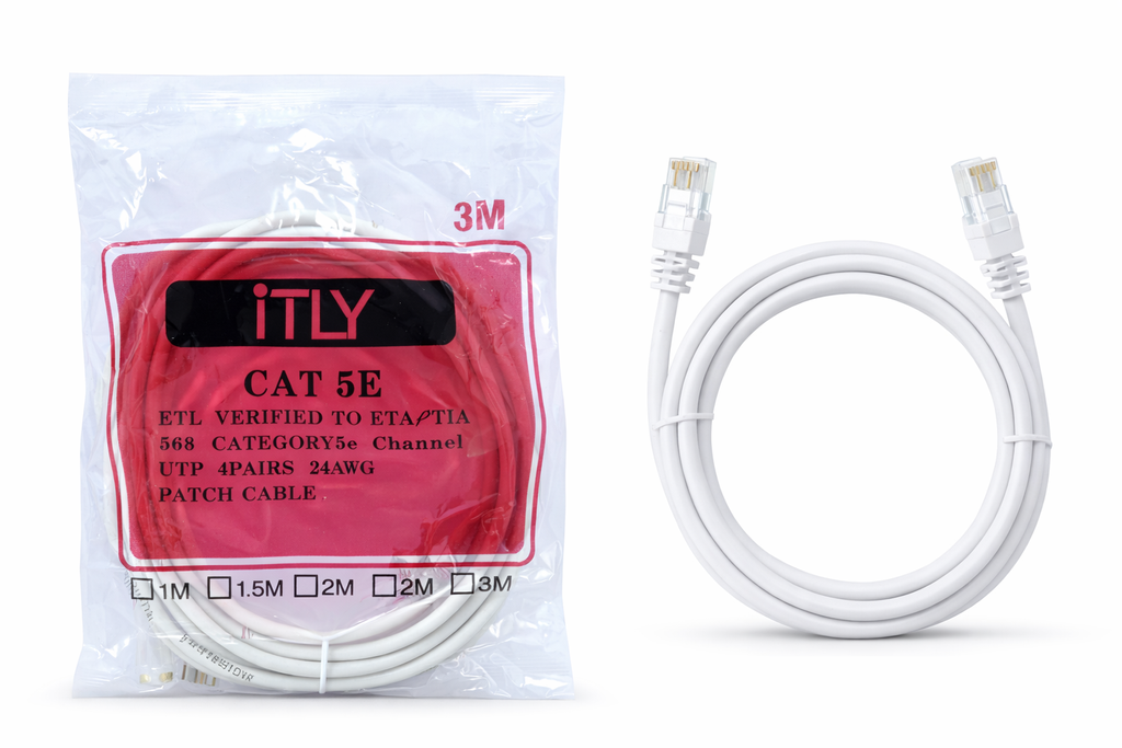 CABLE LAN/RJ45/UTP CAT5 10M