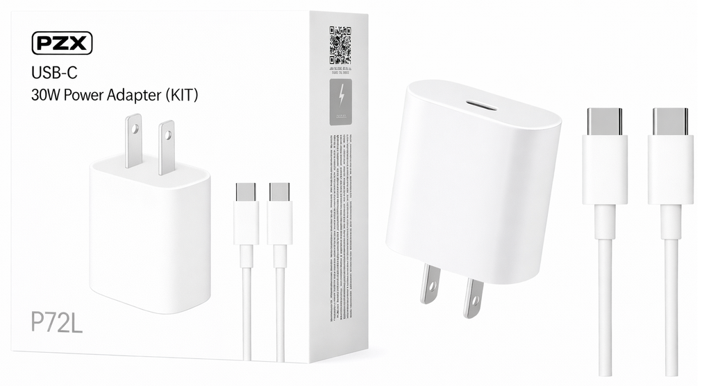 PZX Cargador KIT P72C 30W C-C 