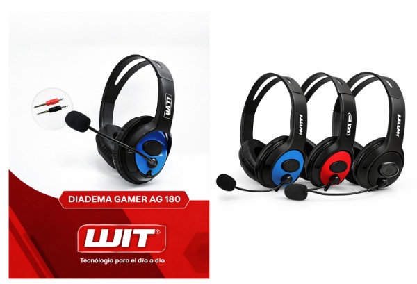 DIADEMA WIT 2 PLUG (AG180)