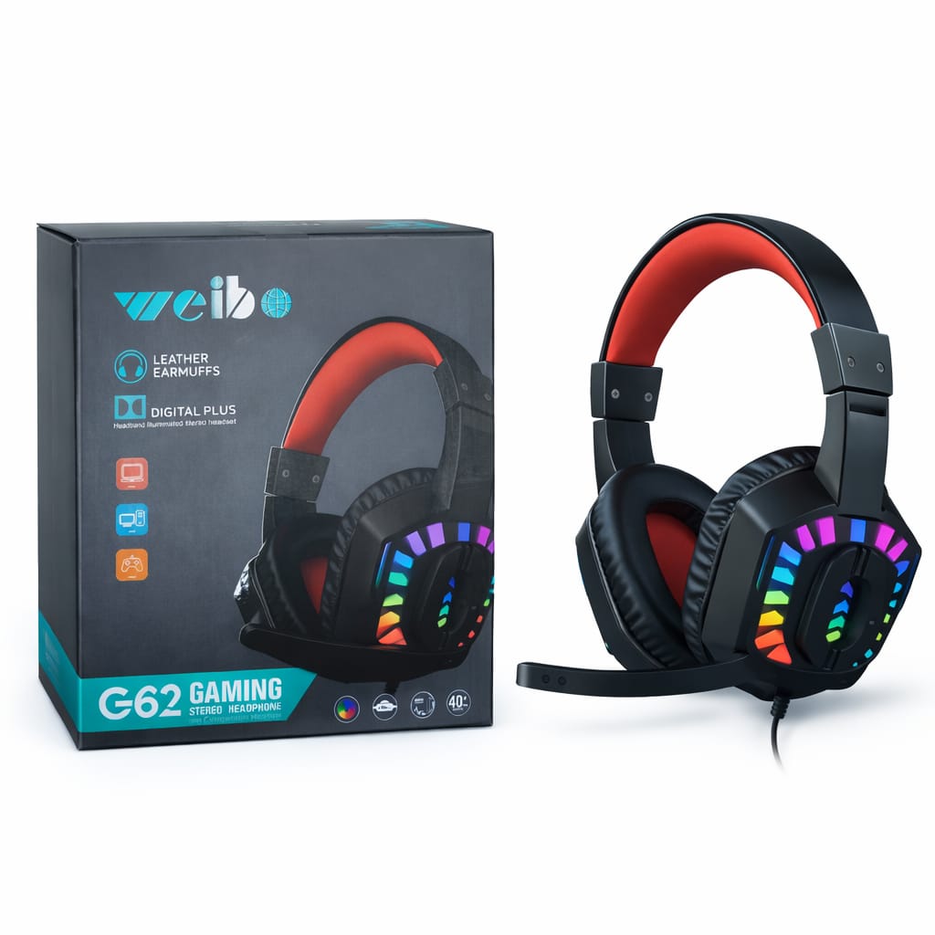 Auricular Gamer WEIBO G62 Jack 3.5mm