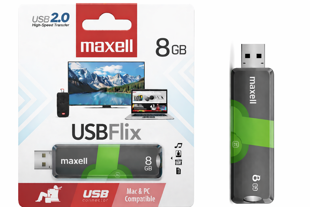 Memoria MAXELL FLIX USB 2.0 8gb