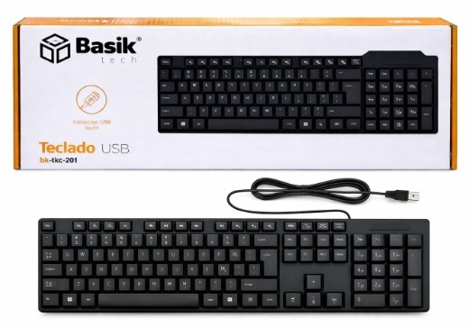 TECLADO BASIK ALAMBRICO (BSK-08T)