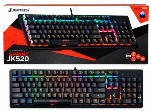 TECLADO JERTECH GAMER MECANICO ALAMBRICO (JK520)