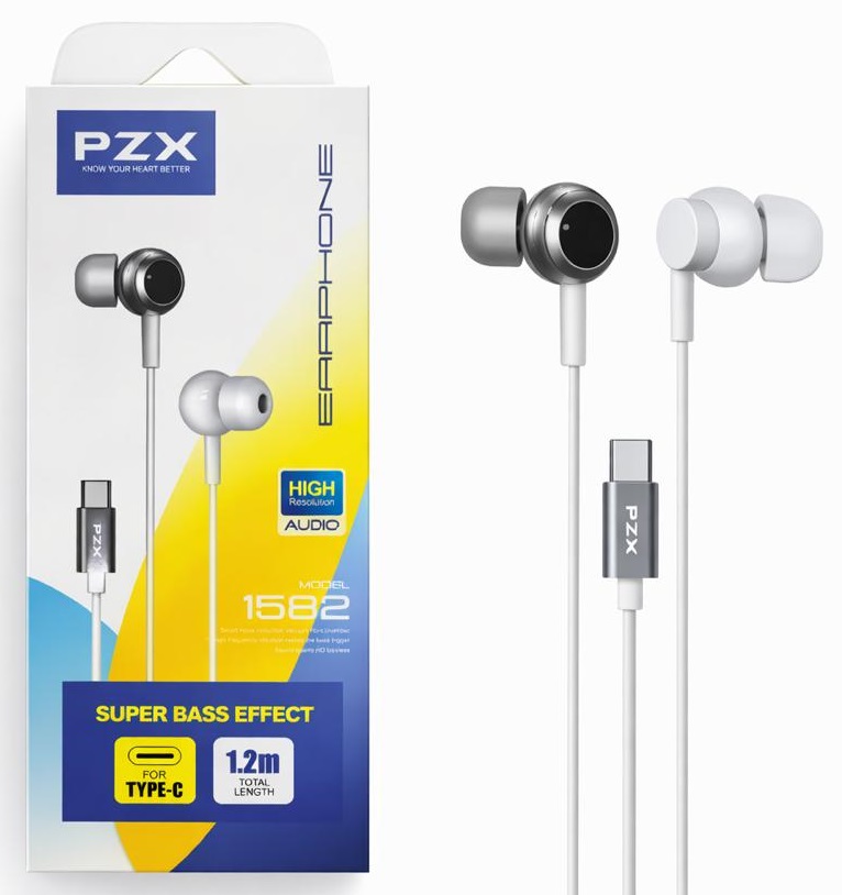 AUDIFONO MANOS LIBRE PZX TIPO C (1582)