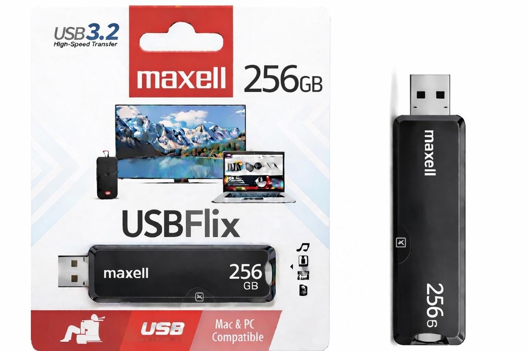 MEMORIA USB 256GB MAXELL 3.2 (USBF-256)