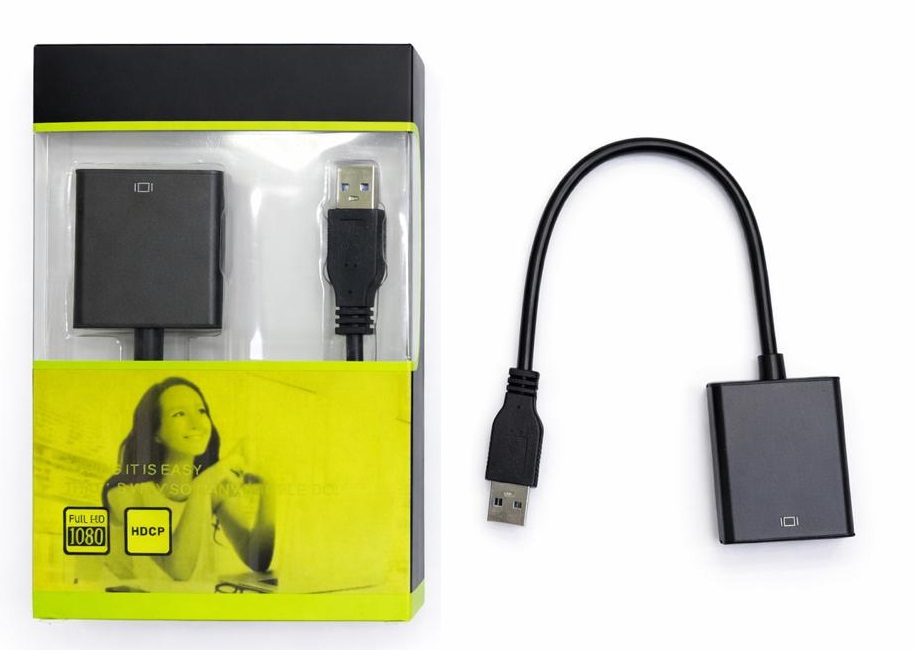 CABLE CONVERTIDOR USB 3.0 (INPUT) A HDMI (OUTPUT)