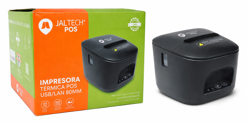 JALTECH POS Impresora Termica 80MM USB/LAN 1DY2D 150KM (40159)