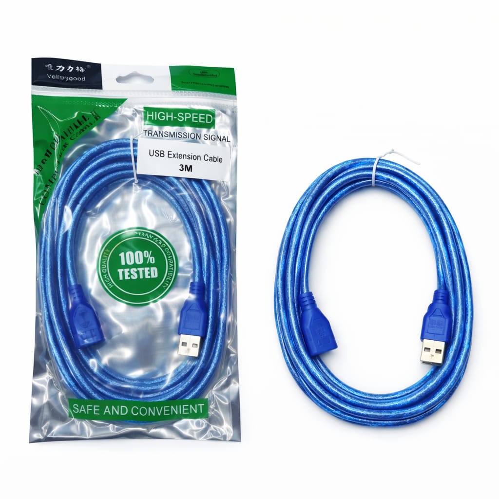 Cable Extension USB 3m Blindado