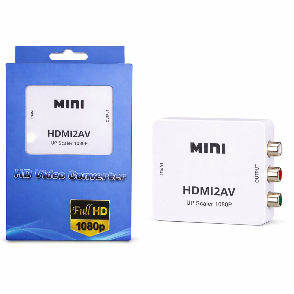 Conversor HDMI A AV2 Resolucion 1080P