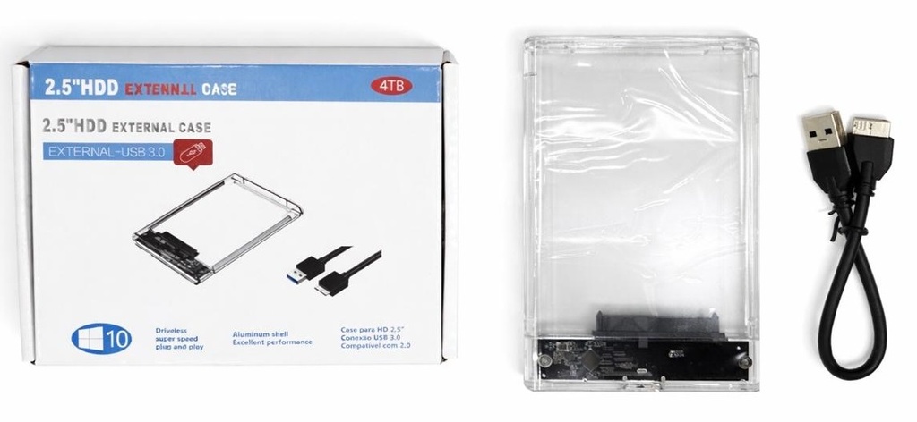 Caja Externa P/Disco Duro 2.5" Velocidad 3.0