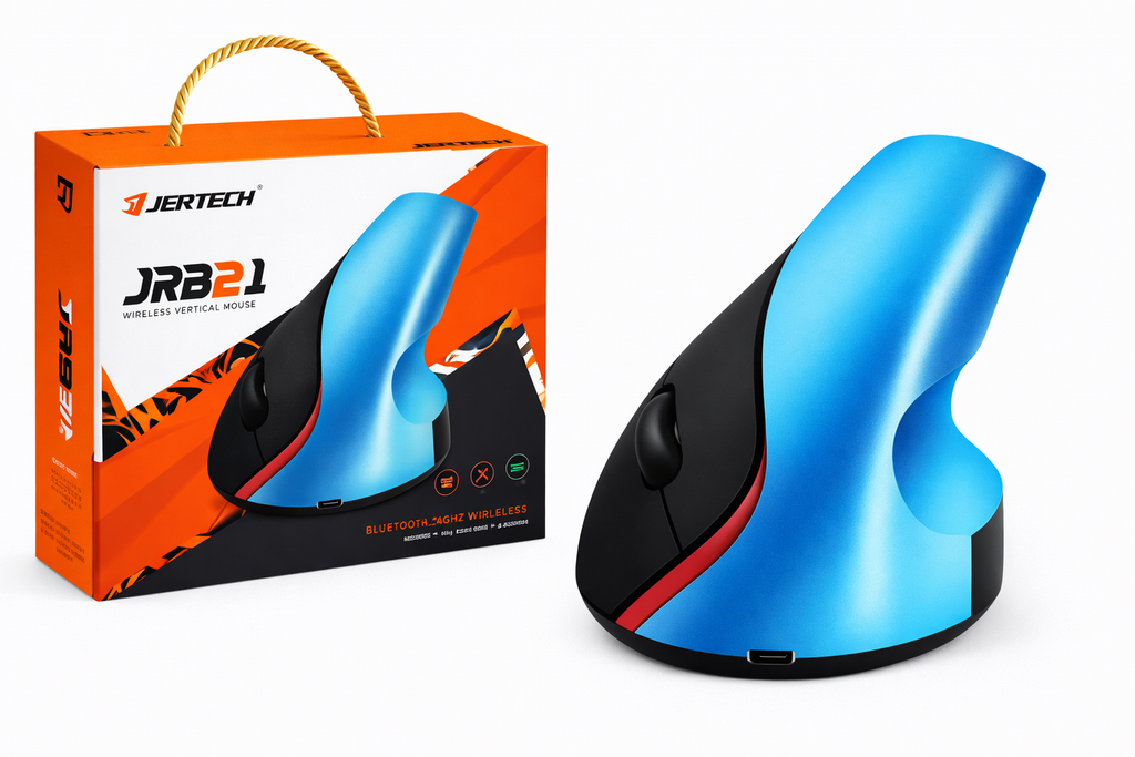 JERTECH Mouse Ergonomico  JR321 Inalambrico 1600 DPI (350mAh)