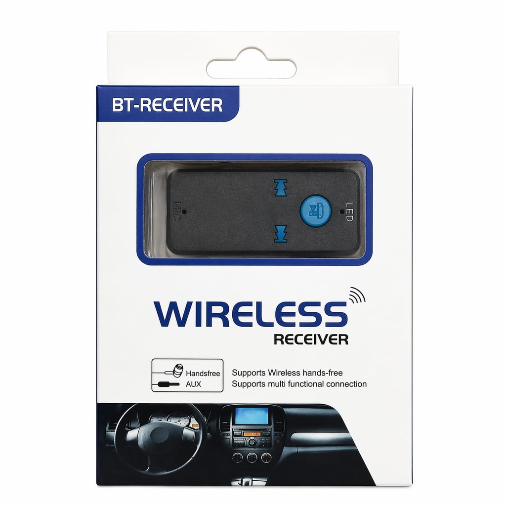 Adaptador de Bluetooth Auxiliar Recargable X6