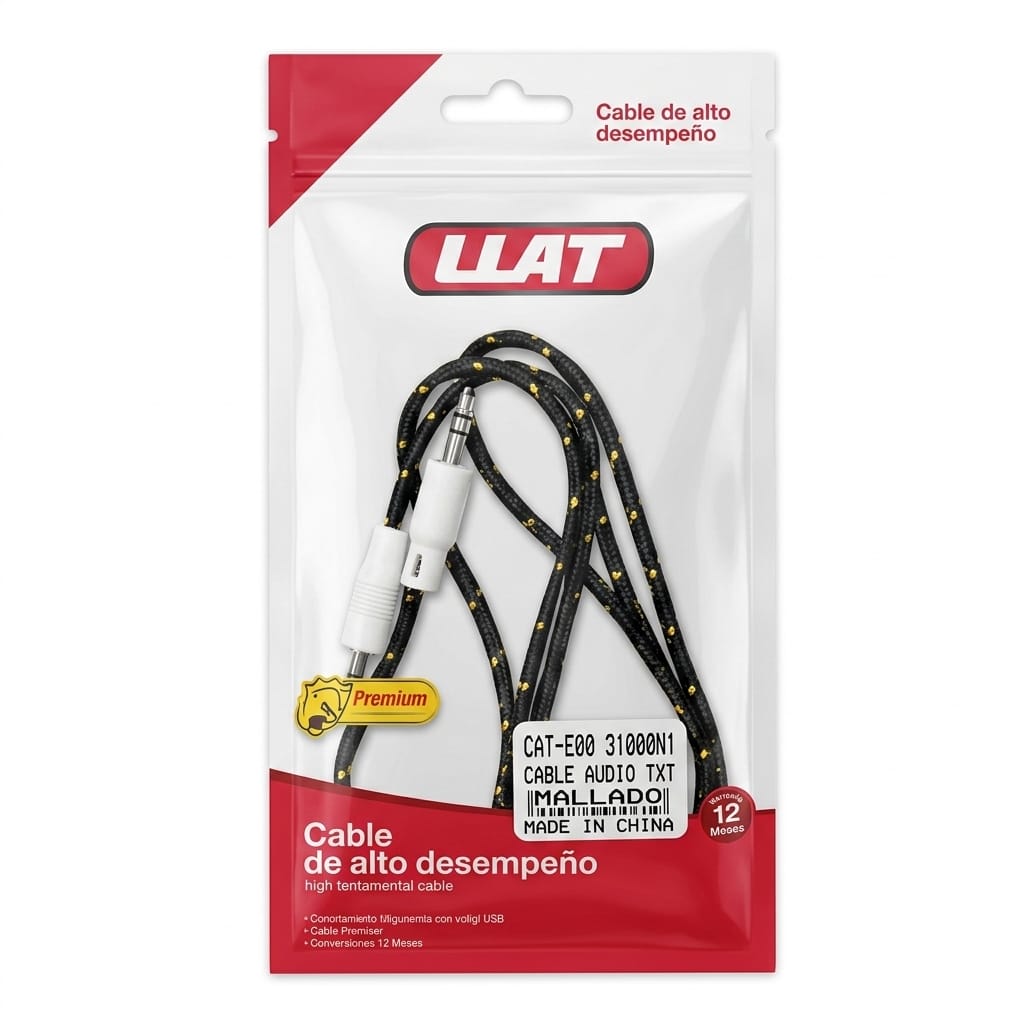 Cable AUXILIAR 1x1 1.5m Acordonado