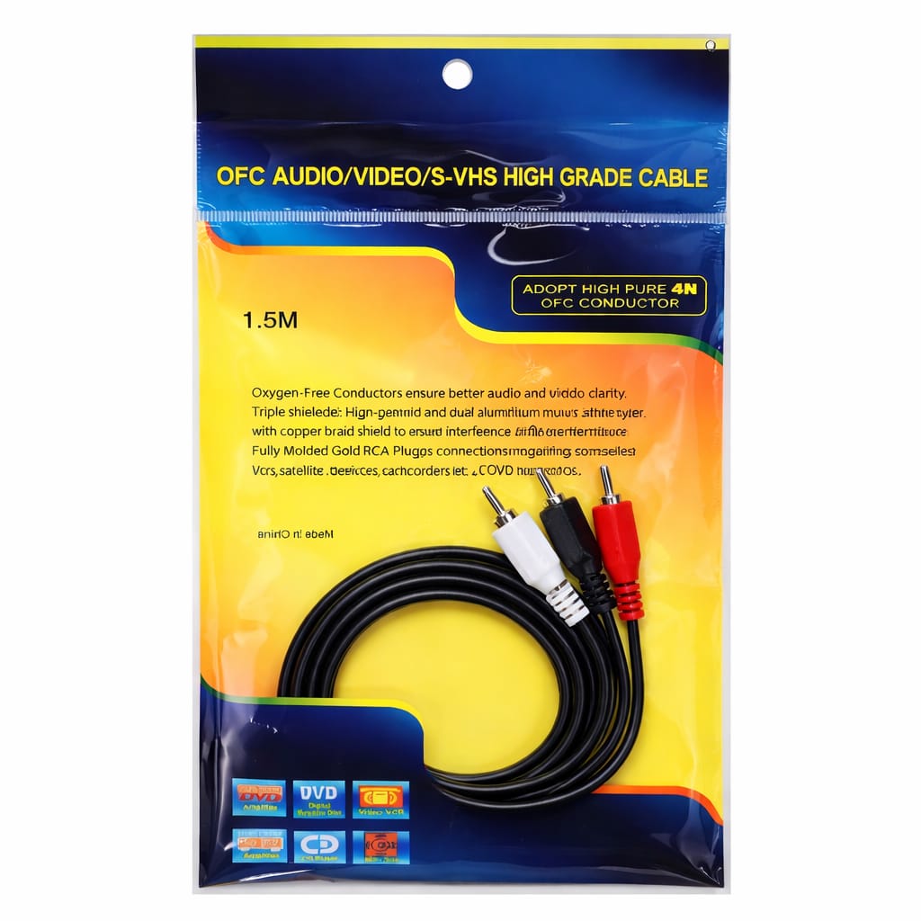 Cable Auxiliar 2x1 1.5m Black 
