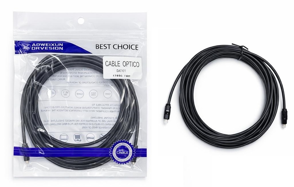 AOWEIXUN Cable Audio Optico Digital 5.0m