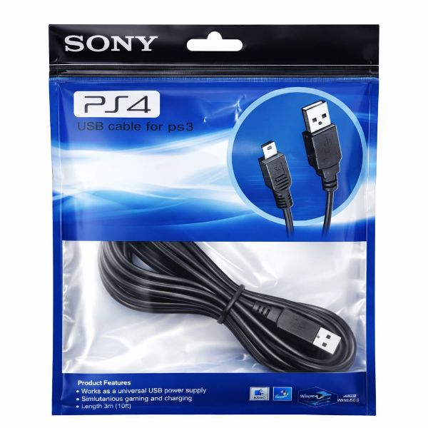 Cable de Carga P/Control PS4