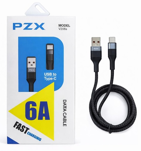 [TN] CABLE PZX 6A USB A TIPO C 1M (V206S)