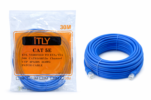 [TN] CABLE LAN/RJ45/UTP CAT5 30M