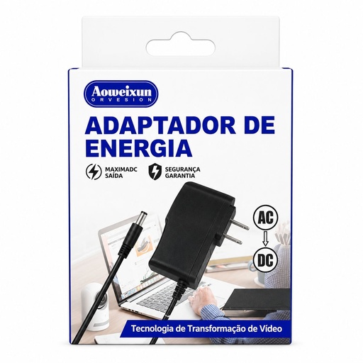 [TN] AOWEIXUN Adaptador de Energia 12V-2A (Router,Camara,Tv Box,Cinta Led)