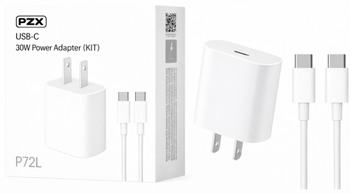 [TN] CARGADOR PZX 30W TIPO C A TIPO C (P72C)