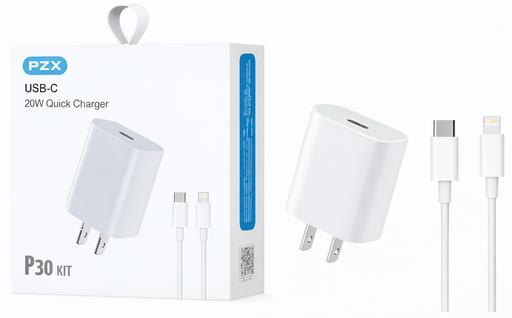 [TN] CARGADOR PZX 20W TIPO C A LIGHNTING (P39IP)