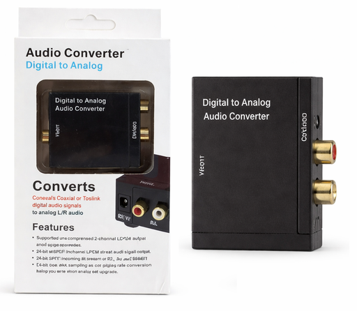 [TN] CONVERTIDOR OPTICO A RCA (SIN CABLE)