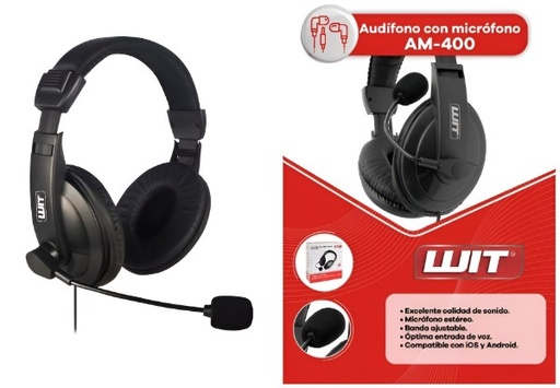 [TN] DIADEMA WIT 2 PLUG (AM-400)