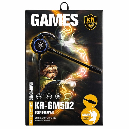 [TN] GAMER Earphone KR-GM501/2 Jack 3.5mm