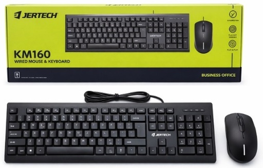 [TN] TECLADO Y MOUSE JERTECH ALAMBRICO (KM160)