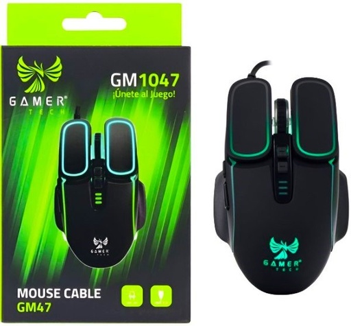 [TN] MOUSE JALTEH GAMER ALAMBRICO (GM1047)