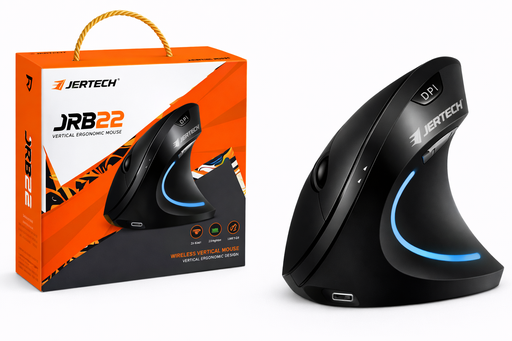 [TN] MOUSE JERTECH ERGONOMICO INALAMBRICO RECARGABLE (JR322)