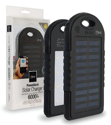 [TN] Power Bank Solar 10.000 mAh Linterna (A2503-1426)