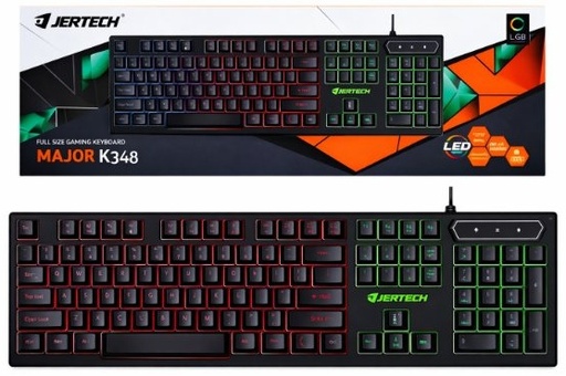 [TN] JERTECH Teclado Gaming Alambrico USB K348 (Retroiluminado)