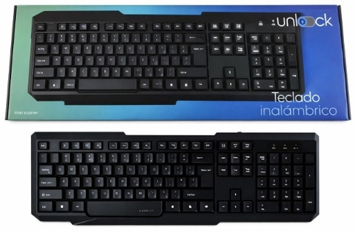 [TN] TECLADO UNLOOCK INALAMBRICO PILAS (TIN02N)