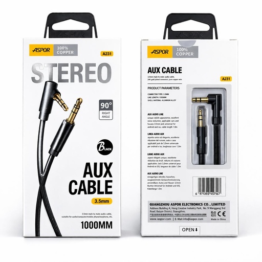 [TN] Cable Auxiliar 1x1 1.0M Aspor