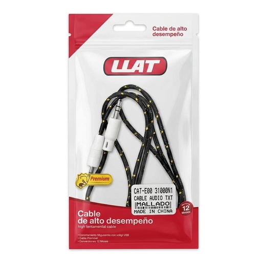 [TN] Cable AUXILIAR 1x1 1.5m Acordonado