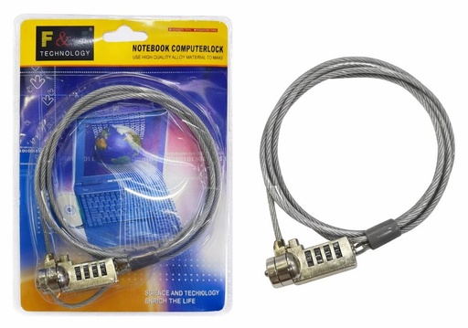 [TN] Guaya P/Lapto con Cerradura de Combinacion Ranura KESINGTON