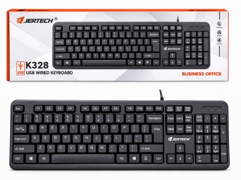 [TN] JERTECH Teclado Alambrico USB K328 (Salpicaduras)