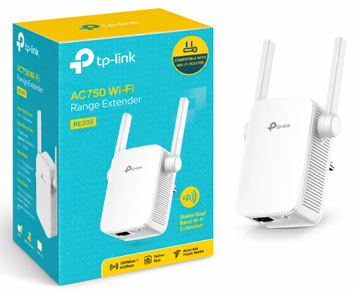 [TN] EXTENSOR DE RANGO TPLINK INALAMBRICO DUAL BAND AC750 (RE205)