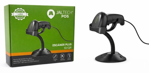 [TN] JALTECH POS Escaner 2D Alambrico Plug and Play (JAL-40213)