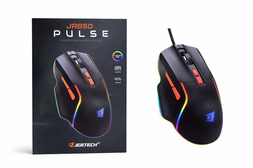 [TN] JERTECH Mouse Gaming  JR850 PULSE Alámbrico USB 6 Botones 4800 DPI (RGB) (60IPS/20G)
