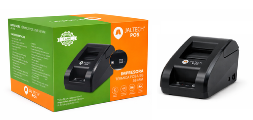 [TN] JALTECH POS Impresora Termica 58MM USB 1DY2D 50KM (40201)