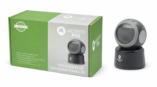 [TN] JALTECH POS Escaner Omnidireccional 2D Alambrico Plug and Play (JAL-40217)