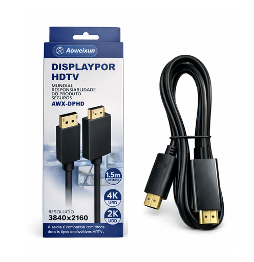 [TN] CABLE DISPLAYPORT (INPUT) A HDMI (OUTPUT) 1.5M